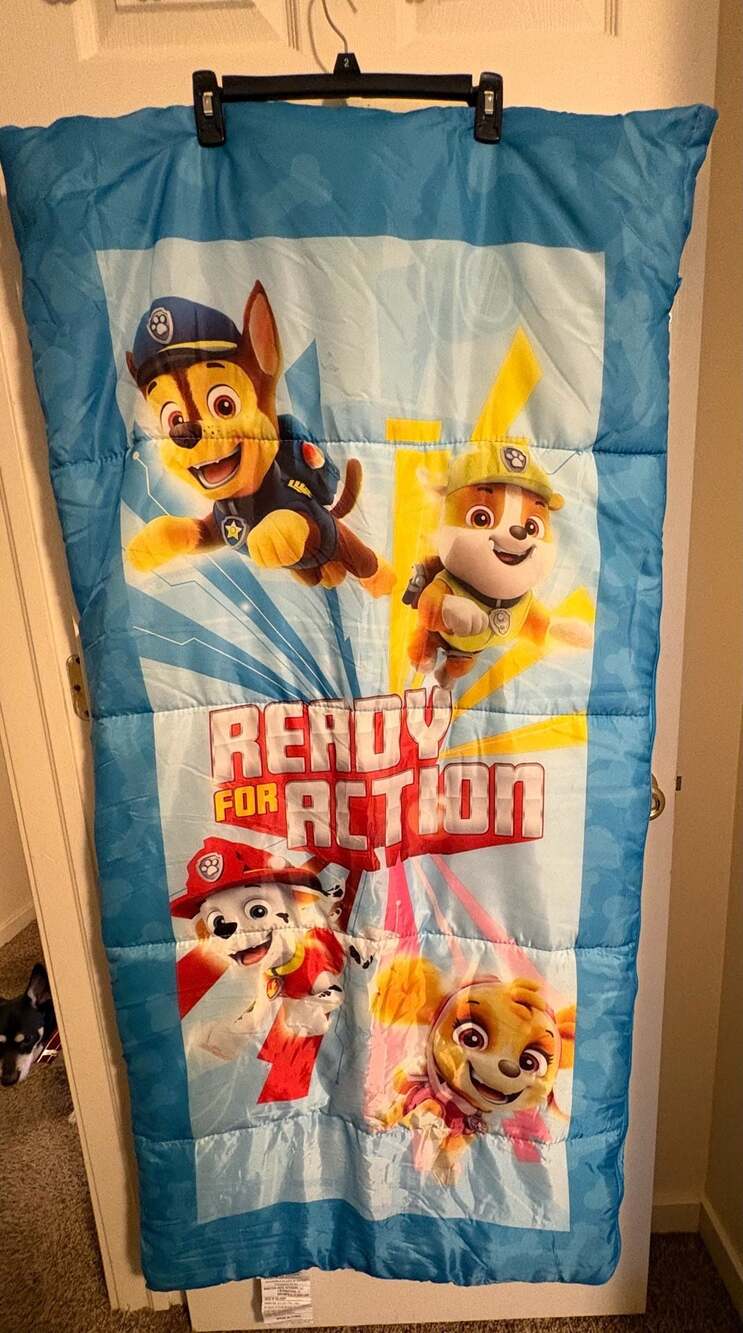 Nickelodeon Paw Patrol Ready For Action Youth Sleeping Bag